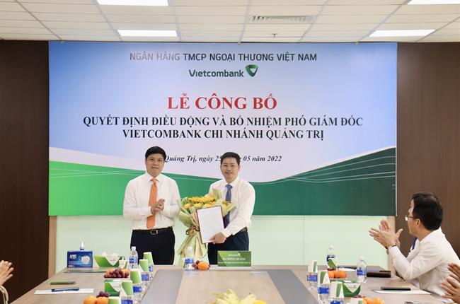 Vietcombank công bố quyết định điều động và bổ nhiệm Phó Giám đốc Chi nhánh Quảng Trị