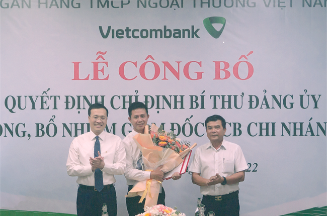 Vietcombank công bố quyết định điều động và bổ nhiệm Giám đốc Vietcombank Đà Nẵng