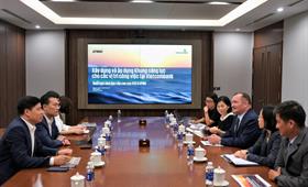 Buổi làm việc cấp cao giữa Ban Lãnh đạo Vietcombank và đối tác tư vấn KPMG