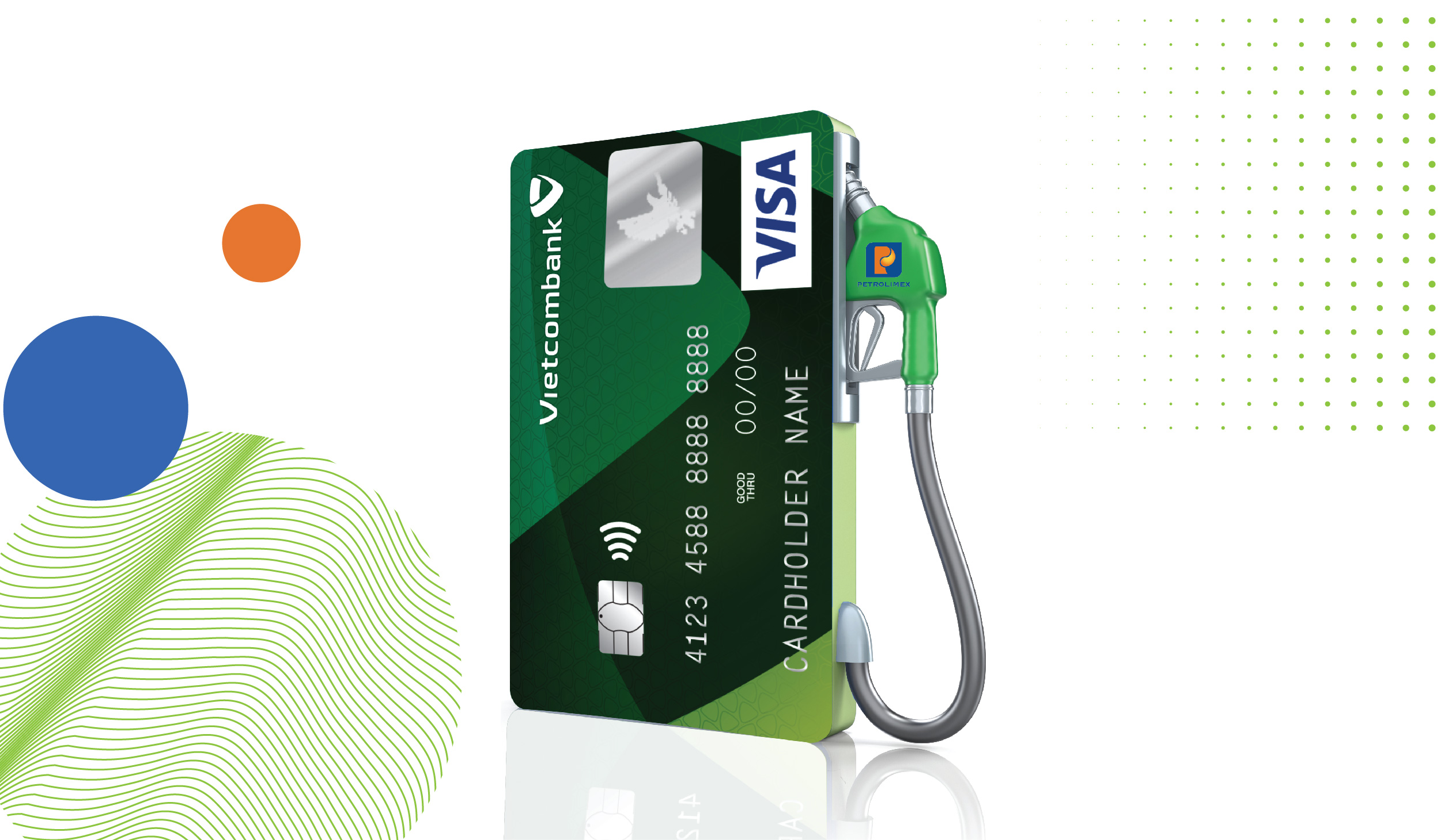 “Chạm thẻ mua xăng, tặng 100k tiền hoàn” với thẻ Vietcombank Visa tại cửa hàng xăng dầu Petrolimex