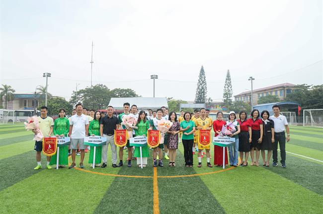  Vietcombank Nam Hải Phòng tổ chức giải giao hữu bóng đá nam