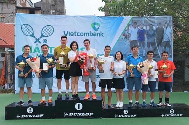 Giải tennis Vietcombank Trụ sở chính năm 2022 thành công tốt đẹp