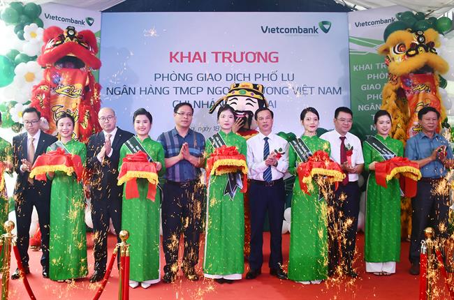 Vietcombank Lào Cai khai trương hoạt động Phòng giao dịch Phố Lu