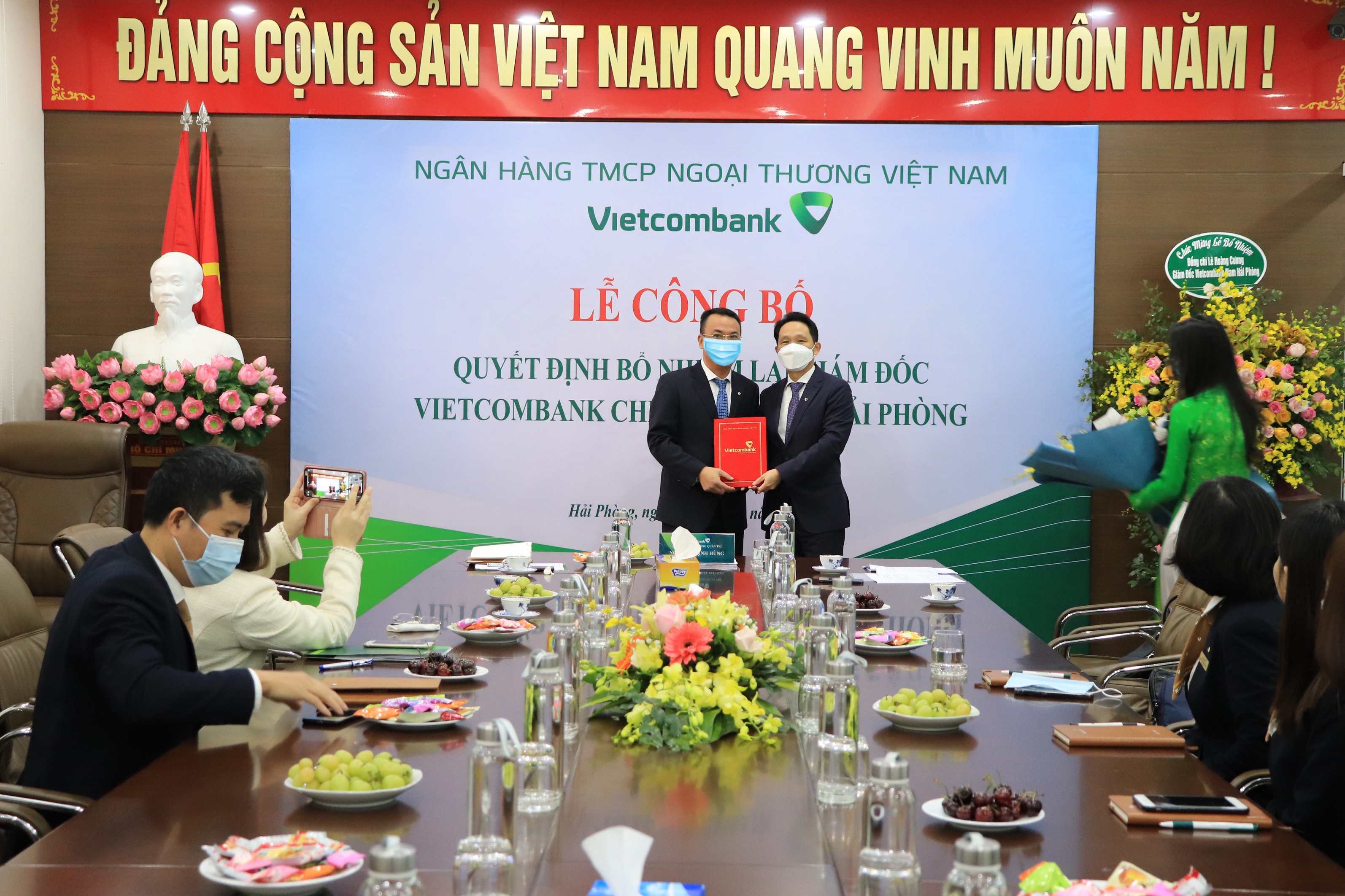 Vietcombank bổ nhiệm lại Giám đốc Chi nhánh Nam Hải Phòng