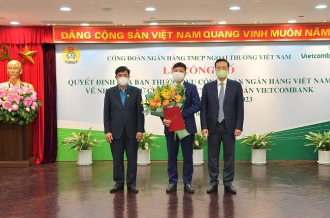 Vietcombank tổ chức Lễ công bố quyết định về nhân sự giữ chức Chủ tịch Công đoàn