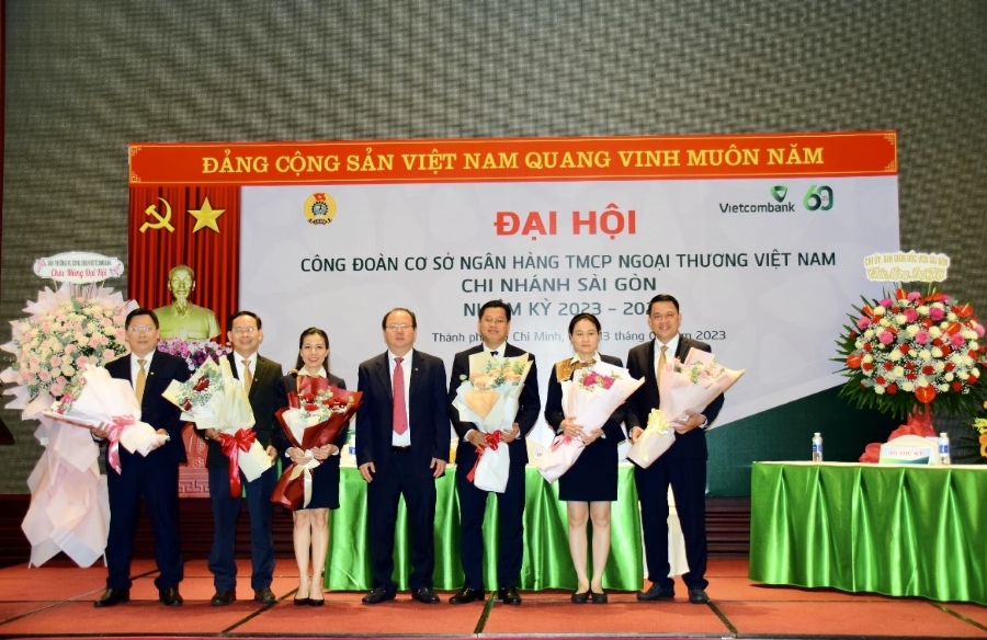 Vietcombank Sài Gòn tổ chức Đại hội Công đoàn cơ sở lần thứ V, nhiệm kỳ 2023 - 2028