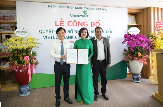 Vietcombank công bố quyết định bổ nhiệm lại Giám đốc chi nhánh Gia Lai