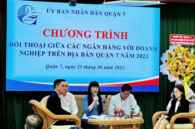 Vietcombank Nam Sài Gòn tham gia chương trình đối thoại giữa ngân hàng và doanh nghiệp