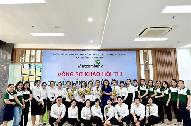 Vietcombank Thanh Hóa tổ chức vòng sơ khảo hội thi cán bộ ngân quỹ giỏi