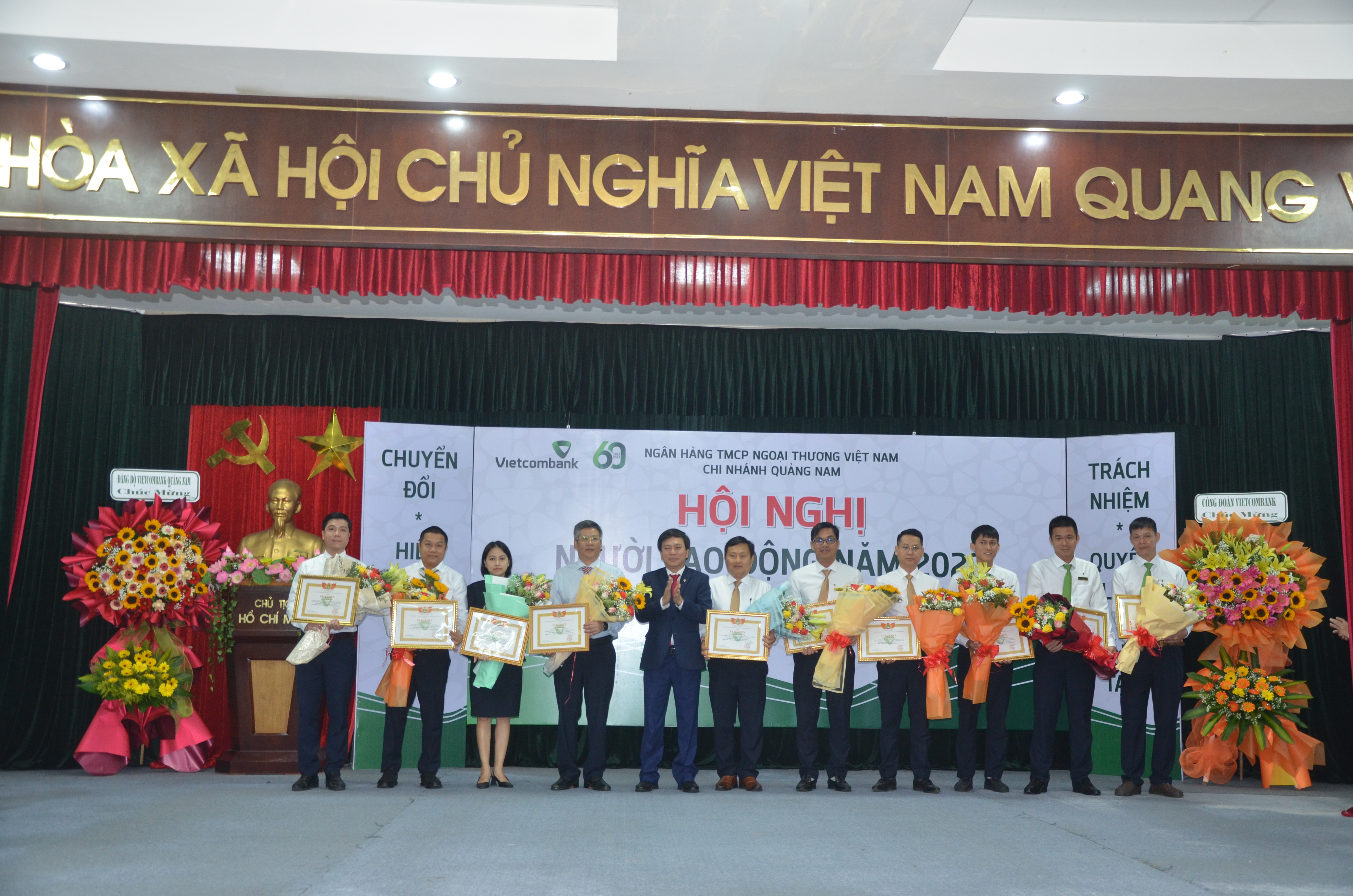 Vietcombank Quảng Nam tổ chức Hội nghị người lao động năm 2023