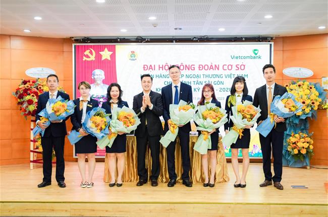 Đại hội Công đoàn cơ sở Vietcombank Tân Sài Gòn nhiệm kỳ 2023 - 2028