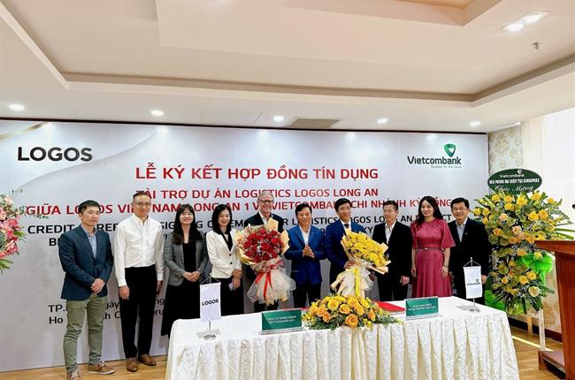 Vietcombank Kỳ Đồng ký kết hợp đồng tín dụng tài trợ dự án Logistics LOGOS Long An