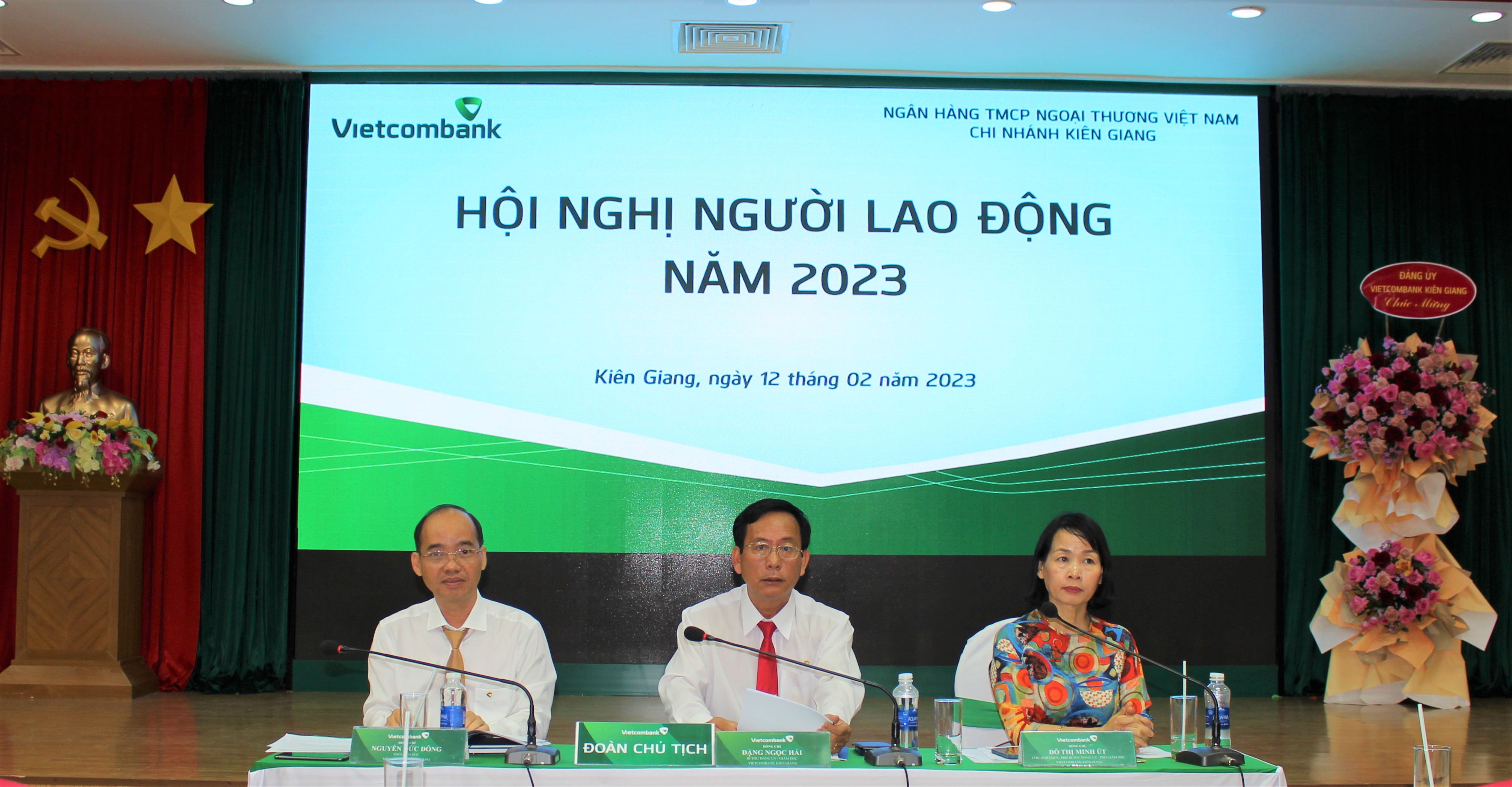 Vietcombank Kiên Giang tổ chức thành công hội nghị người lao động năm 2023