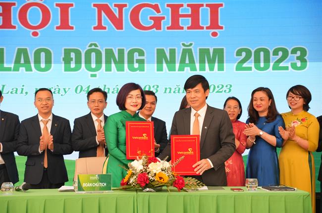 Vietcombank Gia Lai tổ chức thành công Đại hội Công đoàn cơ sở khóa VII nhiệm kỳ 2023-2028 và hội nghị người lao động năm 2023
