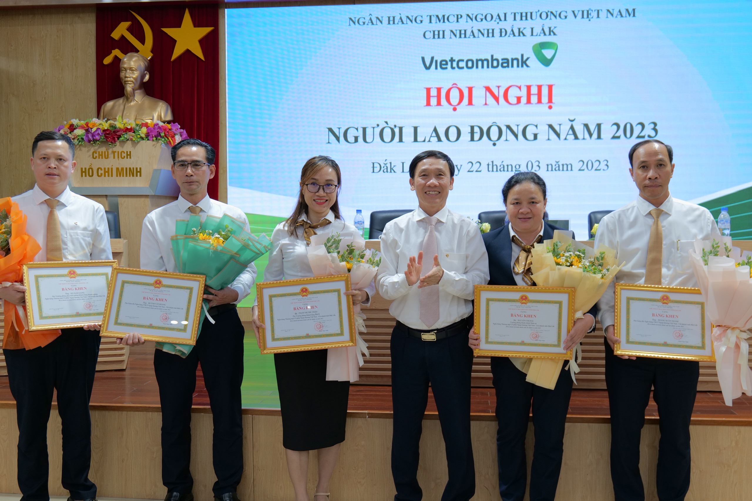 Hội nghị người lao động năm 2023 Vietcombank Đắk Lắk