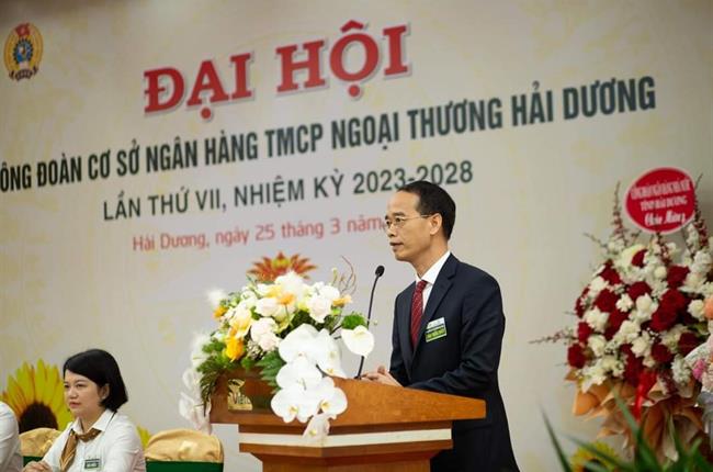 Vietcombank Hải Dương tổ chức Đại hội công đoàn cơ sở khóa VII nhiệm kỳ 2023-2028