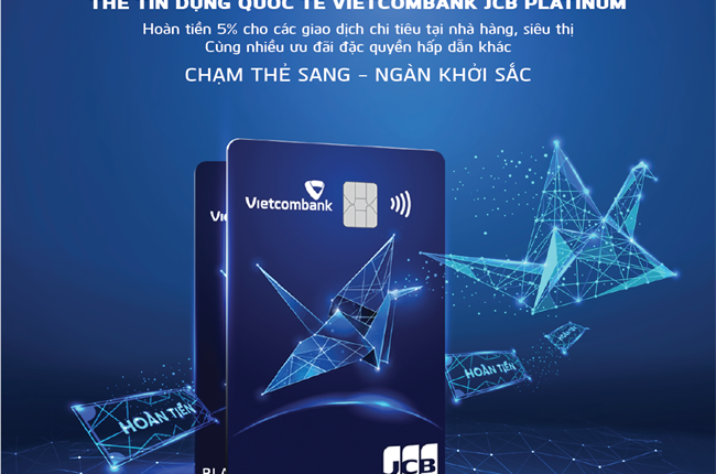 Vietcombank và JCB ra mắt thẻ tín dụng quốc tế Vietcombank JCB Platinum