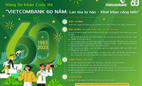 Cuộc thi “Vietcombank 60 năm: Lan tỏa tự hào - Khát khao cống hiến”