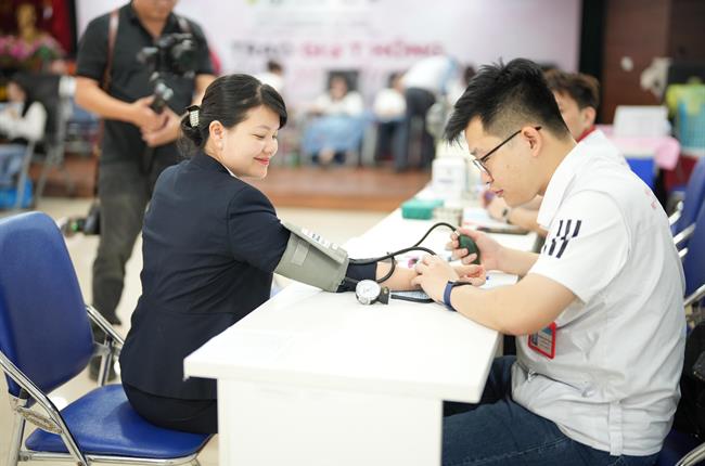 Đoàn thanh niên Vietcombank Thăng Long tổ chức chương trình hiến máu tình nguyện