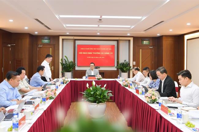 Hội nghị Ban Thường vụ Đảng ủy Vietcombank phiên họp tháng 4/2023