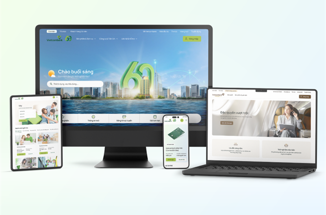 Vietcombank ra mắt website mới - phiên bản trải nghiệm