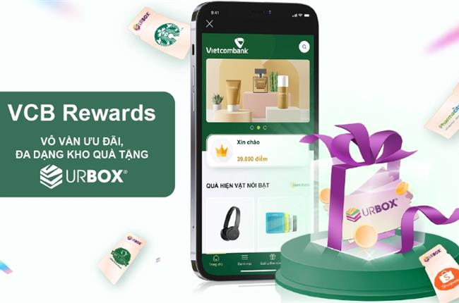 Ra mắt quà tặng UrBox trong chương trình khách hàng thân thiết VCB Rewards 