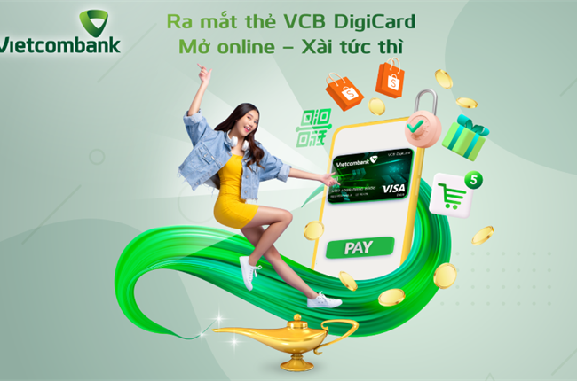 Vietcombank chính thức ra mắt thẻ ghi nợ VCB DigiCard