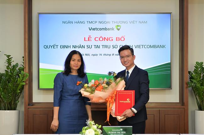 Vietcombank tổ chức lễ công bố quyết định bổ nhiệm nhân sự tại TSC