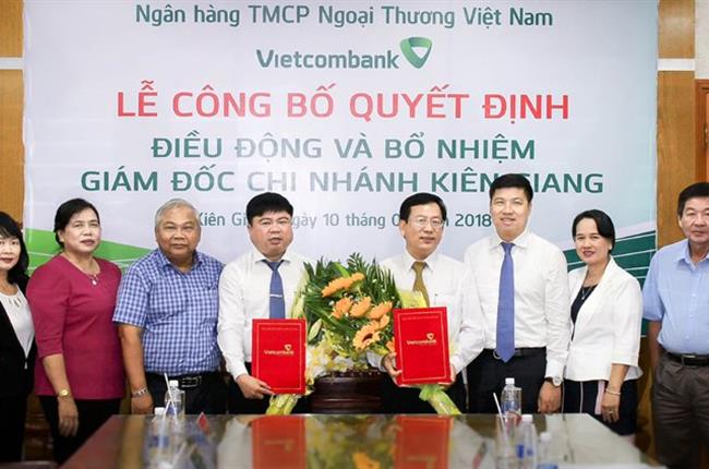 Vietcombank công bố quyết định điều động, bổ nhiệm Giám đốc Chi nhánh Phú Quốc và Kiên Giang