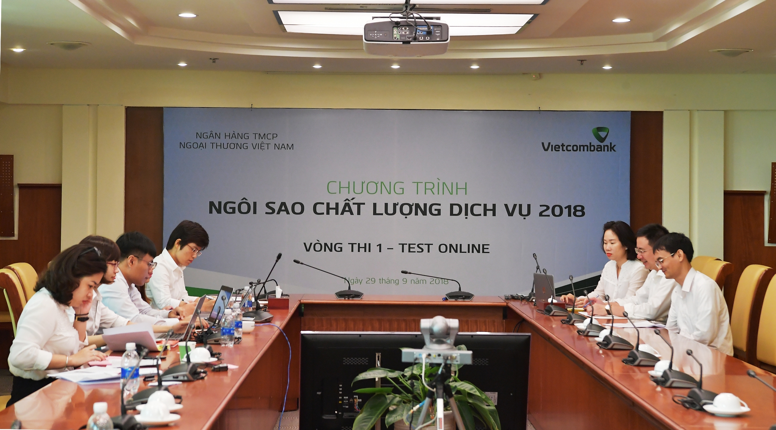 Vietcombank tổ chức thành công Thi Vòng 1 – Chương trình Ngôi sao Chất lượng dịch vụ 2018