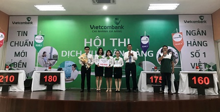 Vietcombank Đà Nẵng tổ chức thành công Hội thi Dịch vụ Ngân hàng 2019