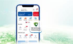 Mở tài khoản Vietcombank trên ví VNPAY