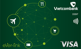 Thẻ ghi nợ quốc tế Vietcombank eVer-link eCard
